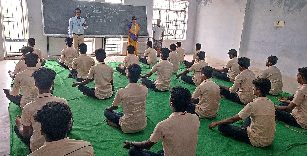 International Yoga Day Program by NSS