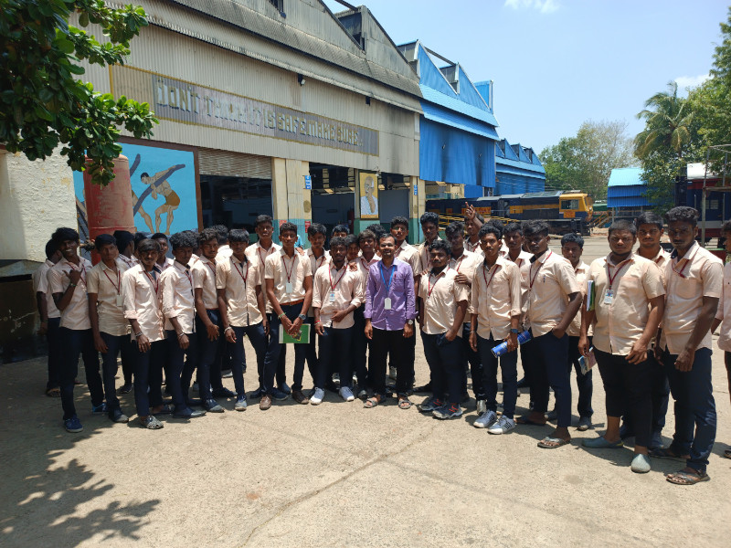 Industrial Visit - Diesel Loco Shed Ponnmalai-Trichy 